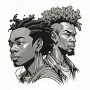 Boondocks tattoo design idea