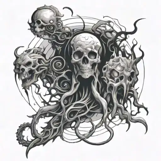 COSMIC HORROR TATTOO tattoo design idea
