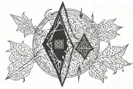 create your own reality  tattoo design idea