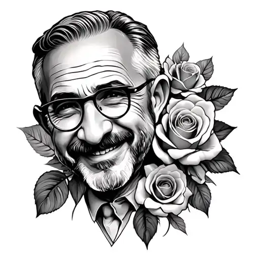 Passed Away Dads tattoo design idea