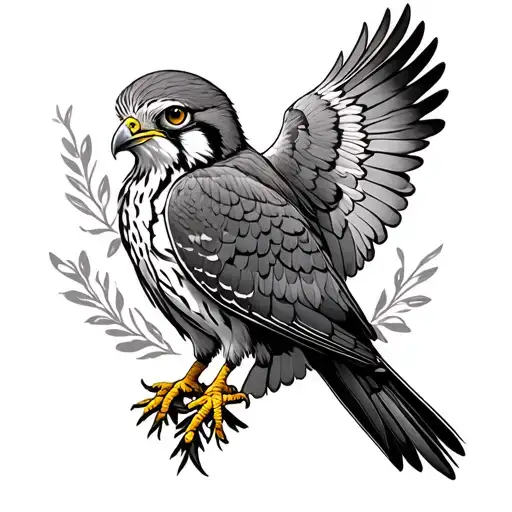 Kestrel tattoo design idea
