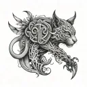 Xvii tattoo design idea