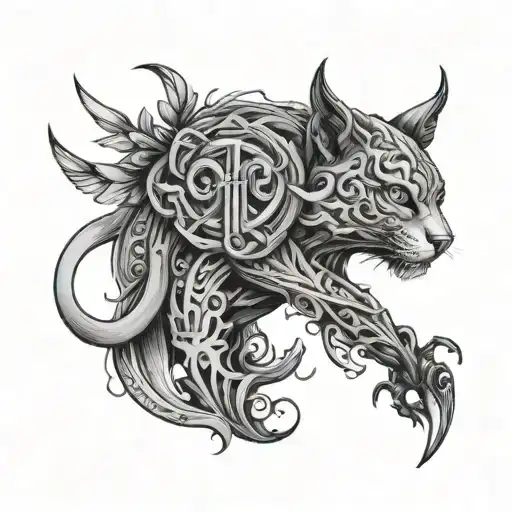 Xvii tattoo design idea