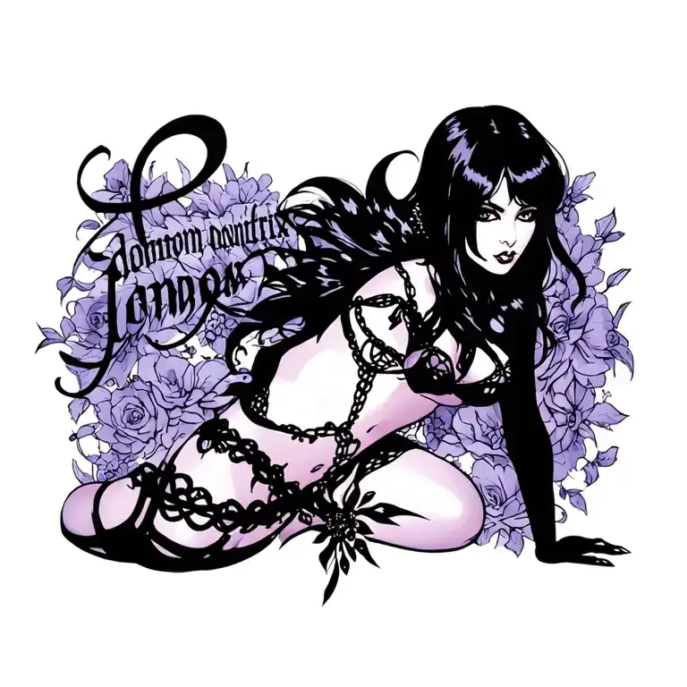 "femdom" "dominatrix" "mistress" "bondage" "dungeon" tattoo design idea