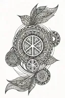 peace, protection, prosperity  tattoo design idea