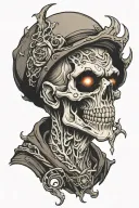 ghoul tattoo design idea