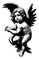cherub tattoo design idea