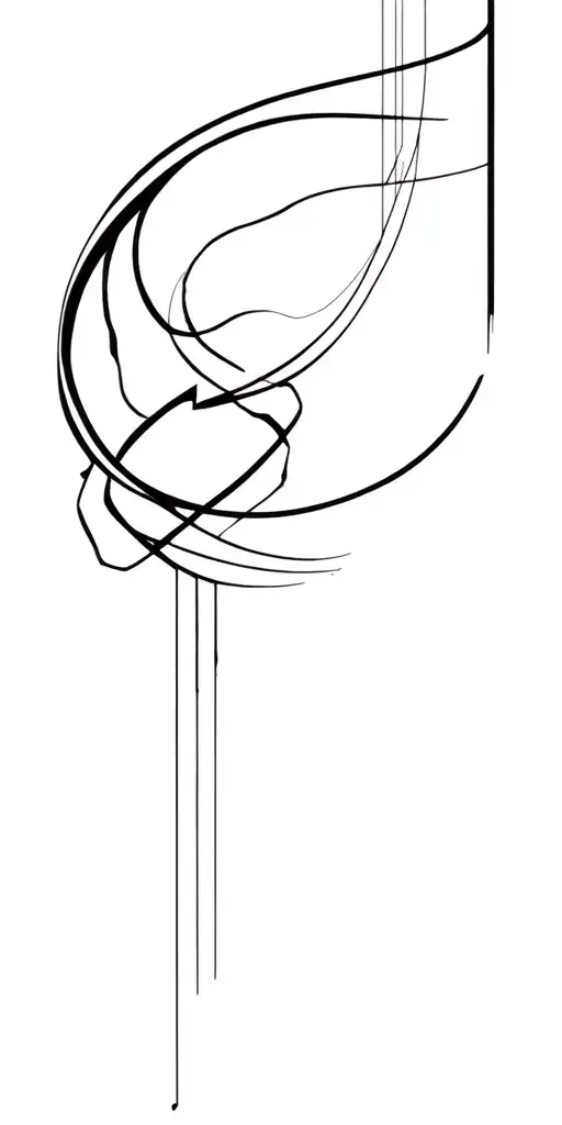 cyberpunk style tattoo design idea