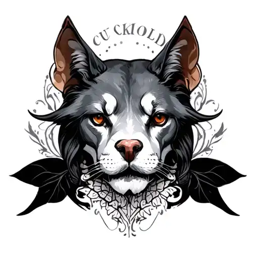 Cuckold tattoo design idea