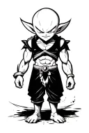 kid buu tattoo design idea