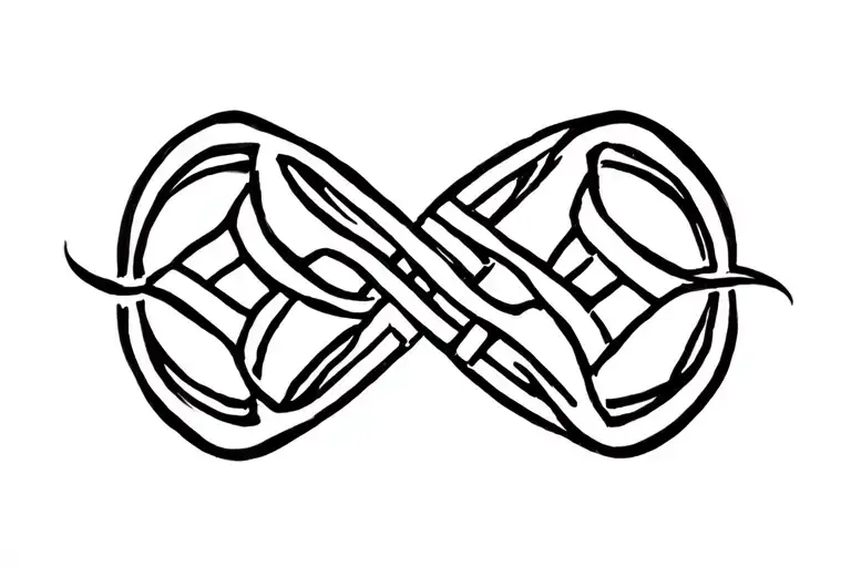 druid rune, filler under upper arm, celtic, Irish knot tattoo design idea
