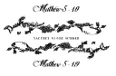 "Matthew 5: 4
19 October " tattoo design idea