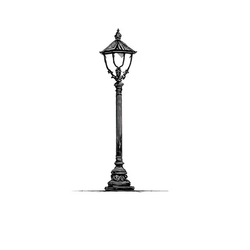 "the chronicles of narnia" wardrobe opening and lampost tattoo design idea