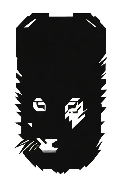 wolf minecraft grass block tattoo design idea