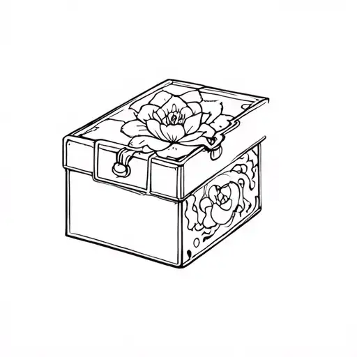 Pandora's box tattoo design idea