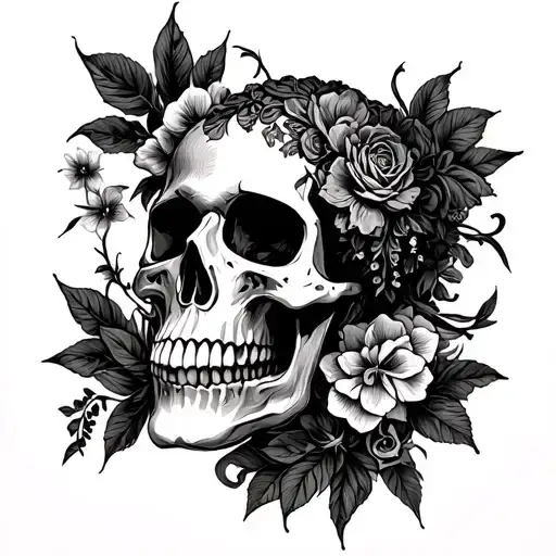 skulls, Gemini, malwa tattoo design idea