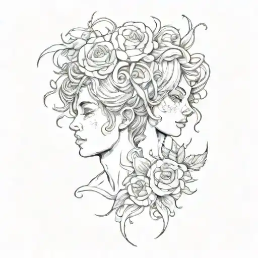 Suicide awareness ; remembrance tattoo for little brother ; loss of sibling ; twin flame ; 12/23/2000 - 1/4/2024 tattoo design idea