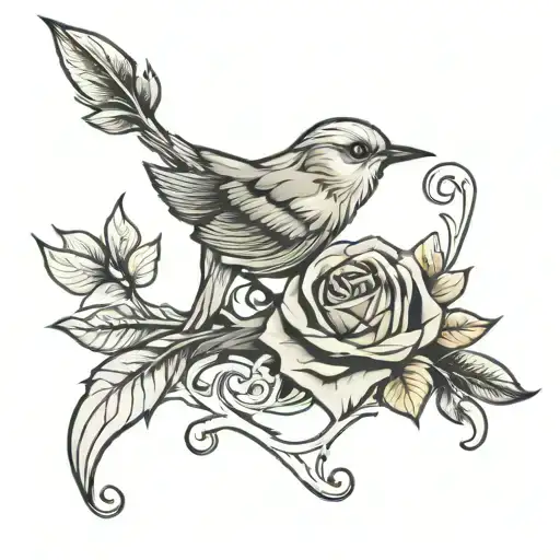 black and grey style tattoo inspired by "Jamie" by Zach Bryan tattoo design idea