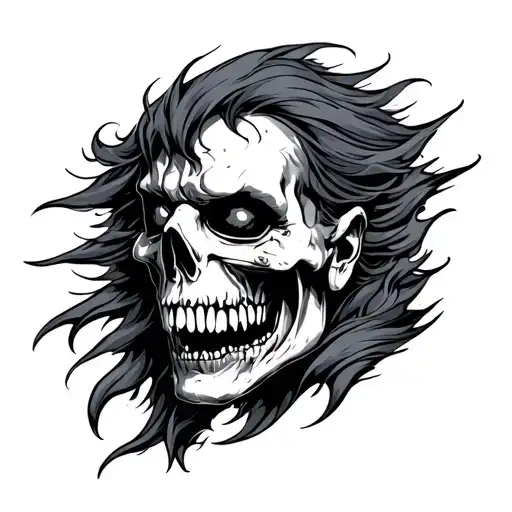 maniac tattoo design idea