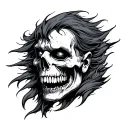 maniac tattoo design idea