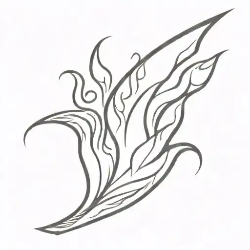 flames going up the arm sleeve tattoo design idea
