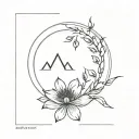 new beginnings strength tattoo design idea