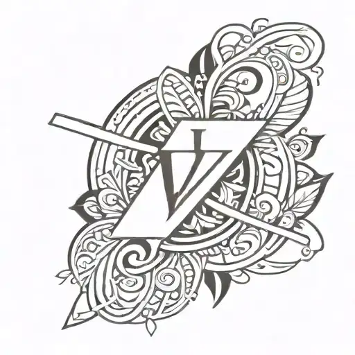 Name Valentin On forearm sleeve tattoo design idea