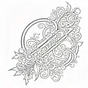 Name Valentin On forearm sleeve tattoo design idea