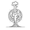 nuclear explosion tattoo design idea