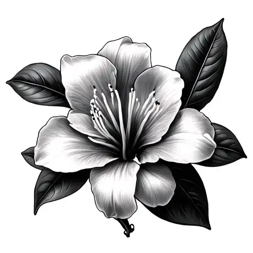 Oleander tattoo design idea