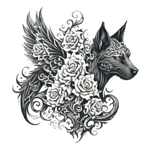 vanoim colorful tattoo design idea