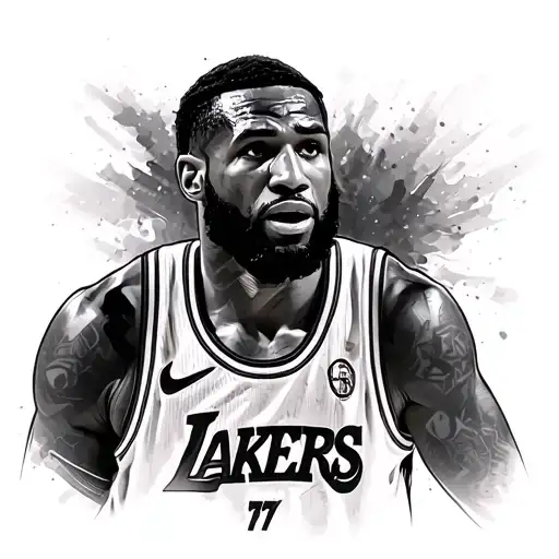 Lebron tattoo design idea