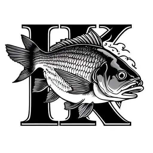 carp diem with; Replacing the letter I tattoo design idea