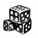 Three dice 4 2 1 tattoo design idea