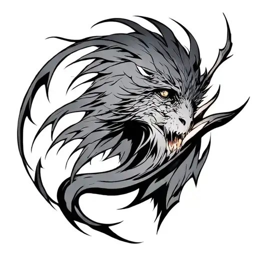 igris from solo leveling tattoo design idea