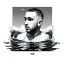 Mac miller swimming album cover ocean themed tattoo tattoo design idea