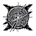 Labyrinth tattoo design idea