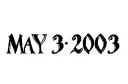 "May 3 2003" tattoo design idea