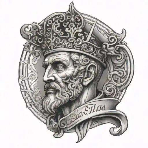 saint ilia tattoo design idea