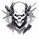 Cyberpunk 2077 tattoo design idea