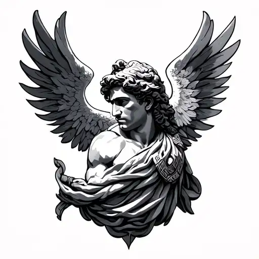 apollo greek god symbol tattoo design idea