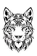 tiger, wolf, lion, turtle, fox, pig, dolphin, cow, bear, otter, raccoon tattoo design idea