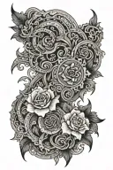 Only Name Rinan Rohan tattoo design idea