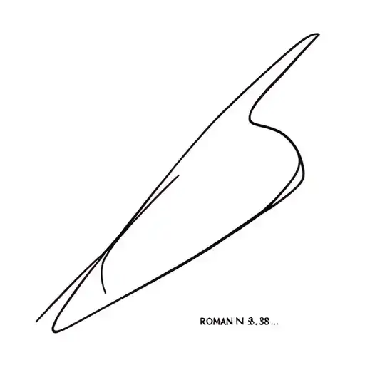 god is greater than highs and lows roman 8:38 tattoo design idea