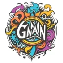 g man art studio logo tattoo design idea