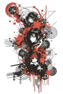 anime blessing of the celestials tattoo design idea