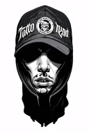 Gangsta Hood tattoo design idea