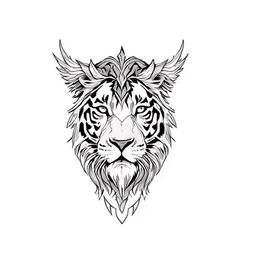  tattoo full sleeve with tribal style using lion, tiger, snake, eagle and wolves to modern trend with colour shading    tattoo design idea