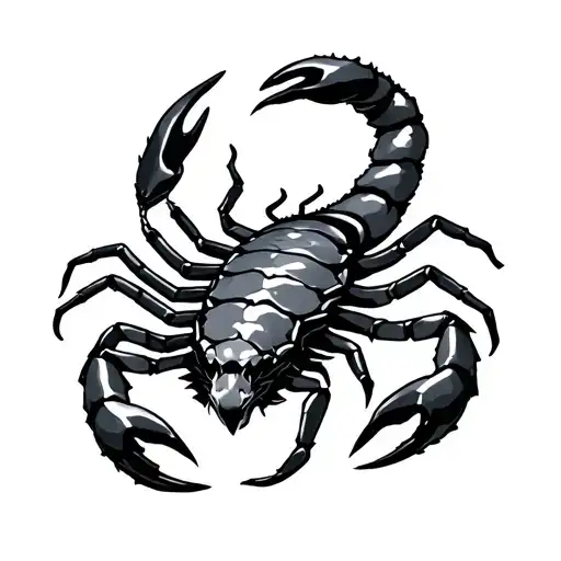 Scorpio In Japanese tattoo design idea