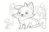 BLUEY tattoo design idea